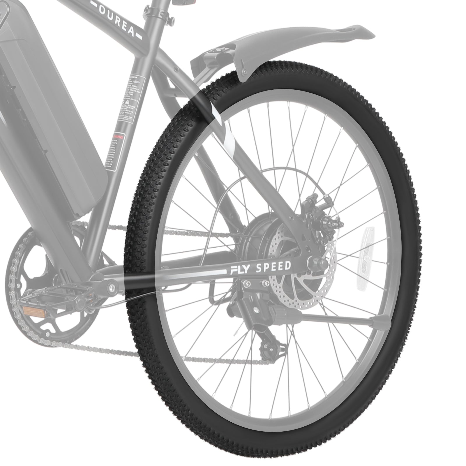 HoverflyBike Electric Bike Motor Wheel Assembly
