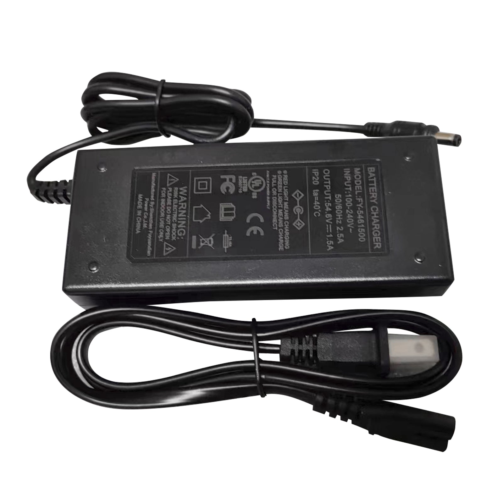 HoverflyBike Electric Bike Battery Charger Li-ion Battery Charger 54.6V 1.5A